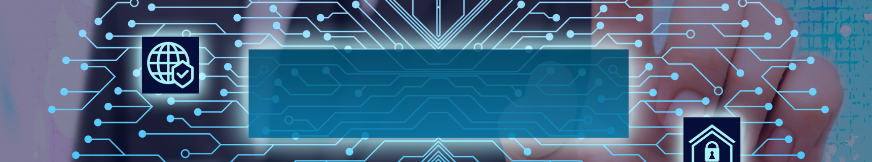blue web of internet